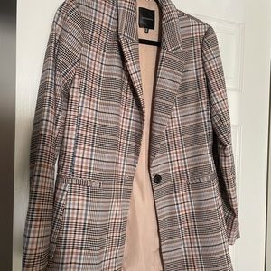 Dynamite plaid blazer- size small